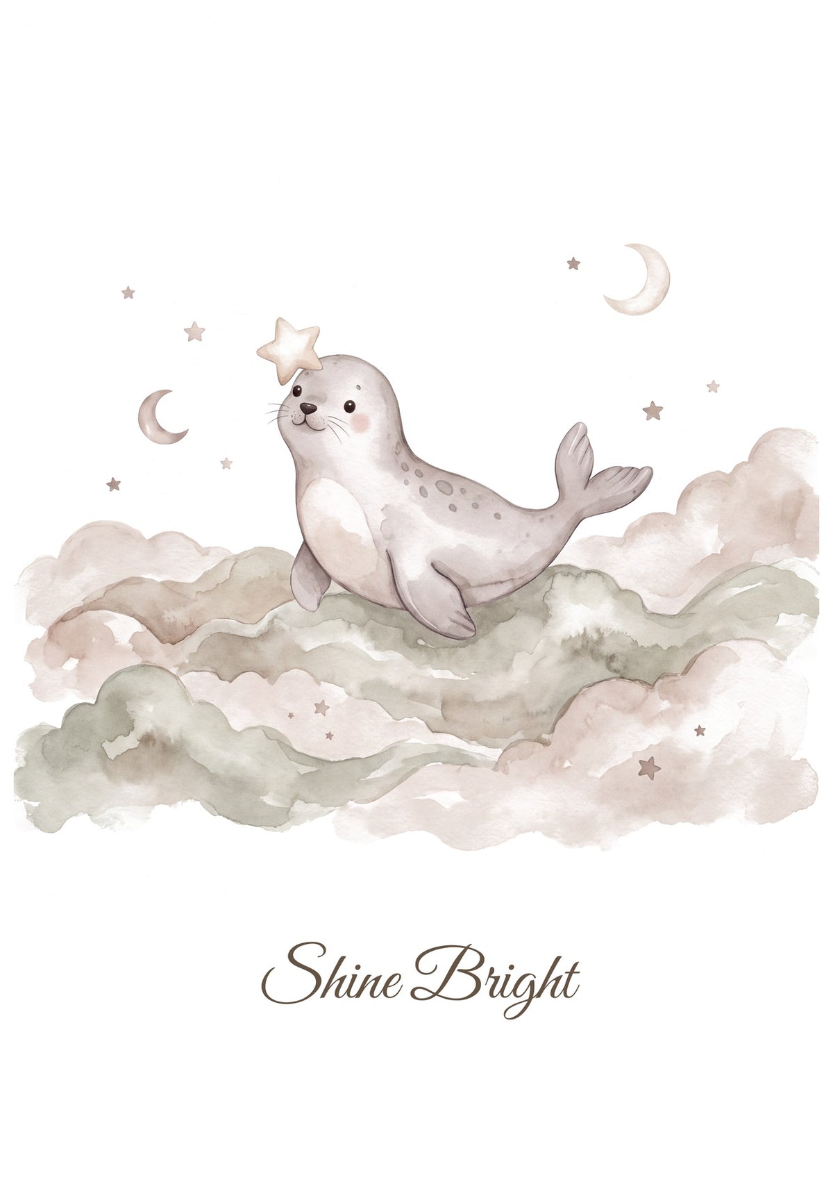 Shine Bright — Ocean Lullabies Nursery Print