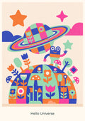 Hello Universe — Playful Little Planet Children’s Art Print