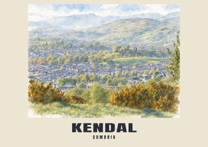 Kendal — Engelse aquarel art print