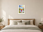After the Rain — Weather Wonders Children’s Art Print at A2, as a poster, above a bed
