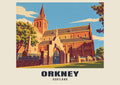 Orkney — Retro Railway Art Print