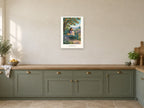 You Belong Here — Quiet Confidence Children’s Art Print at A2, in a white frame, in a kitchen