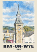 Hay-on-Wye — English Watercolour Art Print