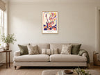 Make Some Noise — Music Makers Children’s Art Print at A2, in a natural wood frame, in a sitting room