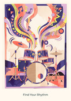 Find Your Rhythm — Music Makers Children’s Art Print