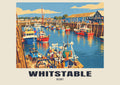 Whitstable — Retro Railway Art Print