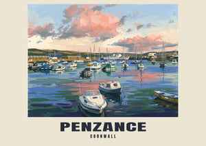 Penzance – Gouache-Kunstdruck