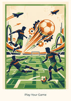 Play Your Game — Football Futures Children’s Art Print