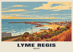 Lyme Regis — Retro Railway Art Print