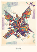 Invent — Inventor’s Club Children’s Art Print
