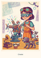 Create — Inventor’s Club Children’s Art Print