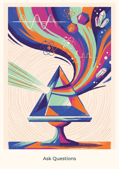 Ask Questions — Science Sparks Children’s Art Print