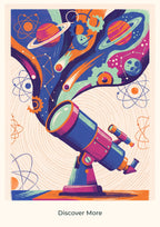 Discover More — Science Sparks Children’s Art Print