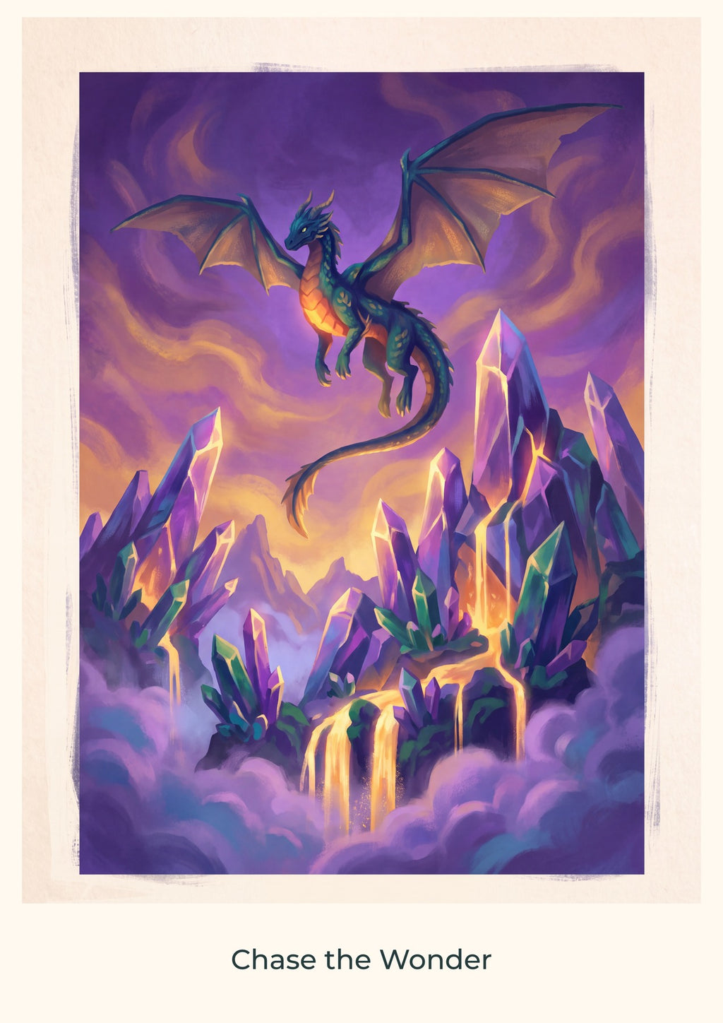 Chase the Wonder — Quest Beyond Children’s Art Print