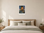 Find Your Story — Quest Beyond Children’s Art Print at A2, as a poster, above a bed
