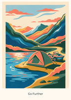 Go Further — Adventure Atlas Children’s Art Print
