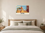 Church of St Lawrence, Alton Poster at A1, as a poster, above a bed
