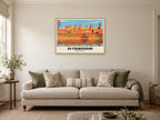 Dunham Massey, Altrincham Poster at A1, in a natural wood frame, in a sitting room