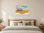 Stonehenge, Amesbury Poster at A1, as a poster, above a bed