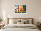 St Peter's Church, Barton-upon-Humber Poster at A1, as a poster, above a bed
