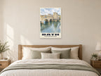 Pulteney Bridge, Bath Poster at A1, as a poster, above a bed