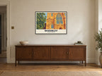 Beverley Minster Poster at A1, in a black frame, above a sideboard