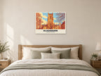 Blackburn Cathedral Poster at A1, as a poster, above a bed