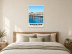 The Palace Pier, Brighton Poster at A1, as a poster, above a bed