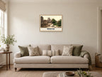 College Green, Bristol, 1890s Heritage Print at A2, in a natural wood frame, in a sitting room