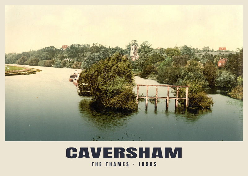 The Thames at Caversham, c. 1890–1900 Heritage Print