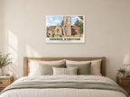 St Laurence’s Church, Church Stretton Poster at A1, as a poster, above a bed