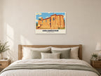 Colchester Castle Poster at A1, as a poster, above a bed