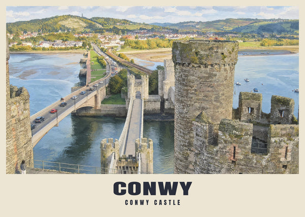 Conwy Castle Poster