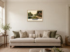 Cliveden Reach, Cookham, 1890s Heritage Print at A2, in a natural wood frame, in a sitting room