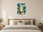 St Andrew’s Church, Cullompton Poster at A1, as a poster, above a bed