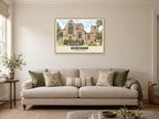 St Nicholas Church, Dereham Poster at A1, in a natural wood frame, in a sitting room