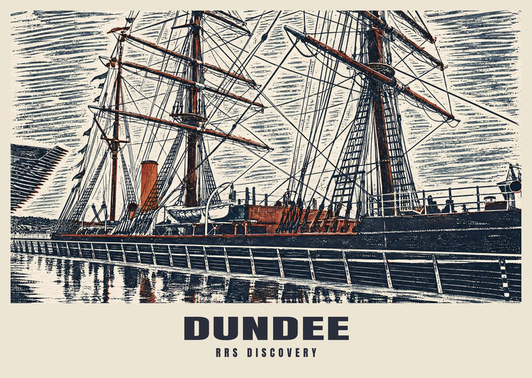 RRS Discovery, Dundee Poster