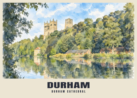 Poster der Kathedrale von Durham