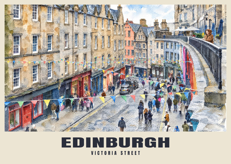 Poster Victoria Street, Edinburgh