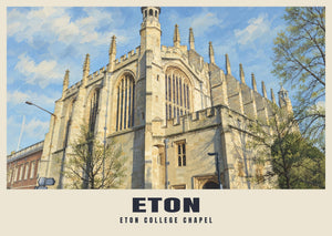 Poster van de Eton College Chapel