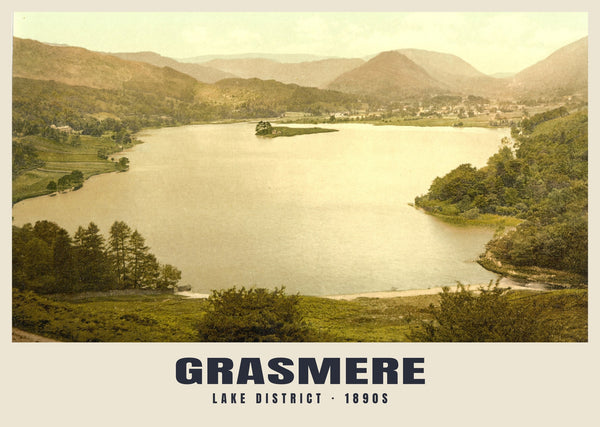 Grasmere, ca. 1890–1900 Historischer Druck