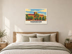 St Mary's Collegiate Church, Haddington Poster at A1, as a poster, above a bed