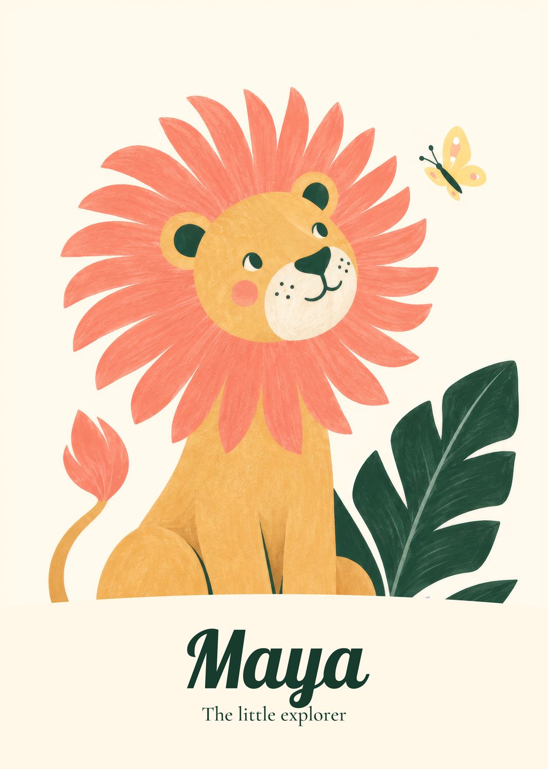 My Safari Adventure — sample lettering