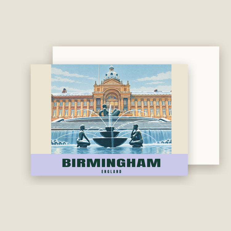 Victoria Square, Birmingham Christmas Cards (Pack of 10)