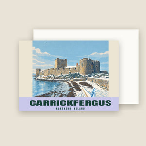 Biglietti di Natale del castello di Carrickfergus (confezione da 10)