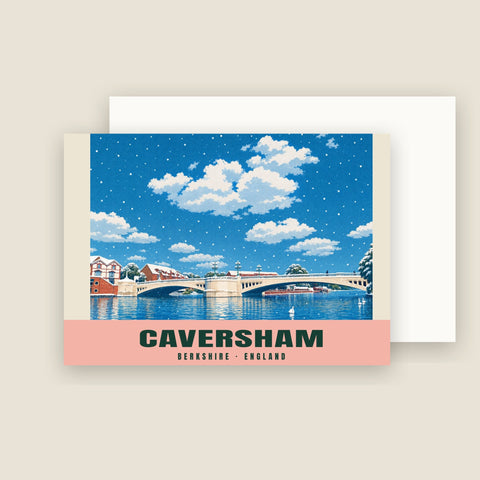 Kerstkaarten Caversham Bridge, Reading (set van 10)