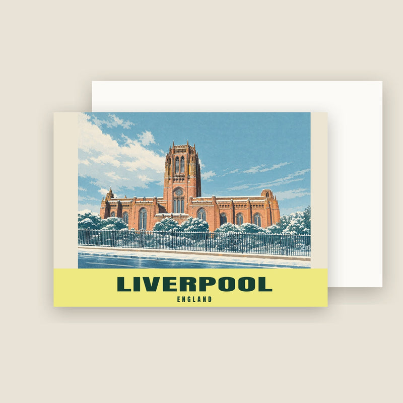 Tarjetas de Navidad de la Catedral de Liverpool (paquete de 10)