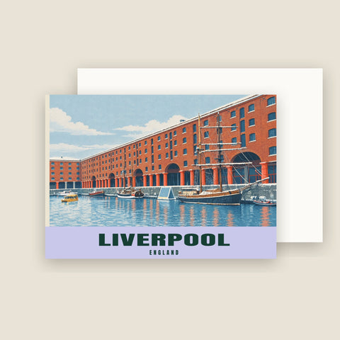 Weihnachtskarten „Royal Albert Dock, Liverpool“ (10er-Pack)