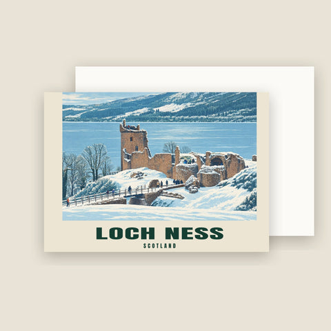 Urquhart Castle, Loch Ness Christmas Cards (Pack of 10)