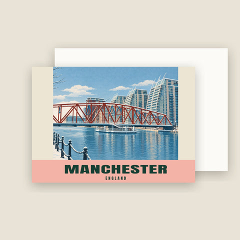 Kartki świąteczne z Salford Quays, Manchester (opakowanie 10 szt.)